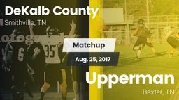 Matchup: DeKalb County vs. Upperman  2017