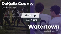 Matchup: DeKalb County vs. Watertown  2017