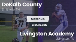 Matchup: DeKalb County vs. Livingston Academy 2017