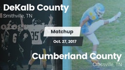 Matchup: DeKalb County vs. Cumberland County  2017