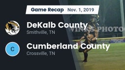 Recap: DeKalb County  vs. Cumberland County  2019