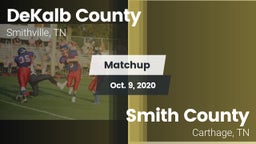Matchup: DeKalb County vs. Smith County  2020