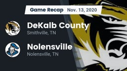 Recap: DeKalb County  vs. Nolensville  2020