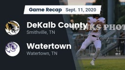 Recap: DeKalb County  vs. Watertown  2020