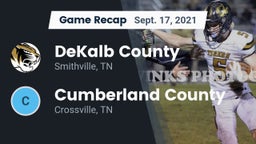 Recap: DeKalb County  vs. Cumberland County  2021