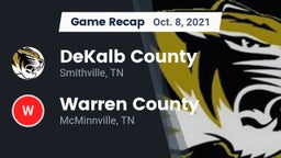 Recap: DeKalb County  vs. Warren County  2021