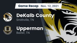Recap: DeKalb County  vs. Upperman  2021