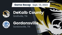 Recap: DeKalb County  vs. Gordonsville  2023