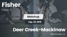 Matchup: Fisher vs. Deer Creek-Mackinaw  2016