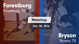 Matchup: Forestburg vs. Bryson  2016