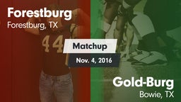Matchup: Forestburg vs. Gold-Burg  2016