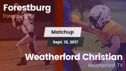 Matchup: Forestburg vs. Weatherford Christian  2017