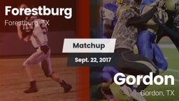 Matchup: Forestburg vs. Gordon  2017