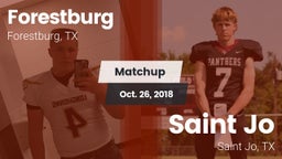 Matchup: Forestburg vs. Saint Jo  2018