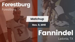 Matchup: Forestburg vs. Fannindel  2018