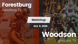 Matchup: Forestburg vs. Woodson  2020