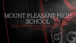 St. Elizabeth football highlights Mount Pleasant High School