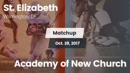 Matchup: St. Elizabeth vs. Academy of New Church 2017
