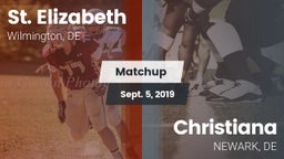 Matchup: St. Elizabeth vs. Christiana  2019