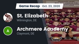 Recap: St. Elizabeth  vs. Archmere Academy  2020