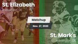 Matchup: St. Elizabeth vs. St. Mark's  2020