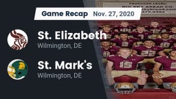 Recap: St. Elizabeth  vs. St. Mark's  2020