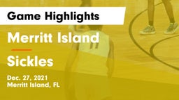 Merritt Island  vs Sickles  Game Highlights - Dec. 27, 2021