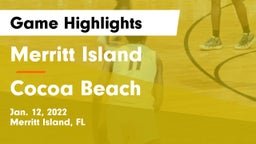 Merritt Island  vs Cocoa Beach  Game Highlights - Jan. 12, 2022