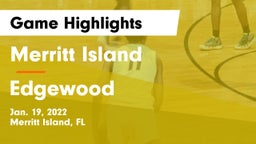 Merritt Island  vs Edgewood Game Highlights - Jan. 19, 2022