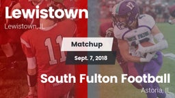 Matchup: Lewistown vs. South Fulton Football 2018