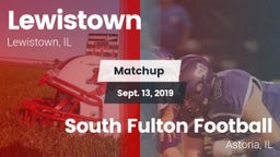 Matchup: Lewistown vs. South Fulton Football 2019