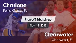Matchup: Charlotte vs. Clearwater  2016