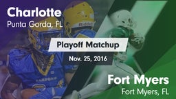 Matchup: Charlotte vs. Fort Myers  2016