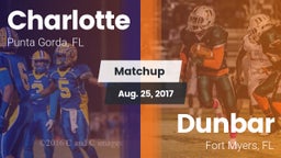 Matchup: Charlotte vs. Dunbar  2017
