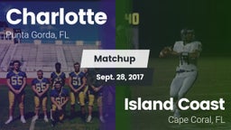 Matchup: Charlotte vs. Island Coast  2017