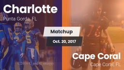 Matchup: Charlotte vs. Cape Coral  2017