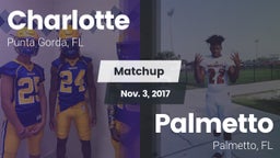 Matchup: Charlotte vs. Palmetto  2017