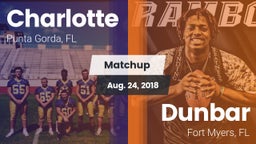 Matchup: Charlotte vs. Dunbar  2018
