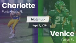 Matchup: Charlotte vs. Venice  2018