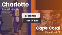 Matchup: Charlotte vs. Cape Coral  2018