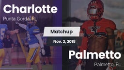 Matchup: Charlotte vs. Palmetto  2018