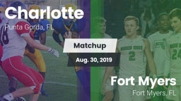 Matchup: Charlotte vs. Fort Myers  2019