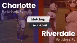 Matchup: Charlotte vs. Riverdale  2019