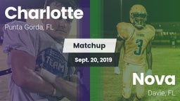 Matchup: Charlotte vs. Nova  2019