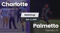 Matchup: Charlotte vs. Palmetto  2019