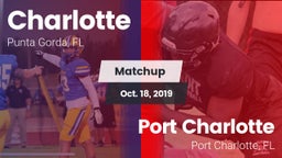 Matchup: Charlotte vs. Port Charlotte  2019