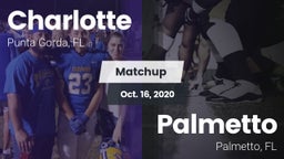 Matchup: Charlotte vs. Palmetto  2020