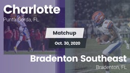Matchup: Charlotte vs. Bradenton Southeast 2020