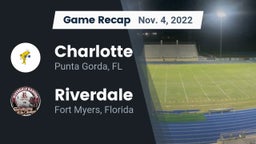 Recap: Charlotte  vs. Riverdale  2022