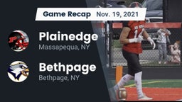 Recap: Plainedge  vs. Bethpage  2021